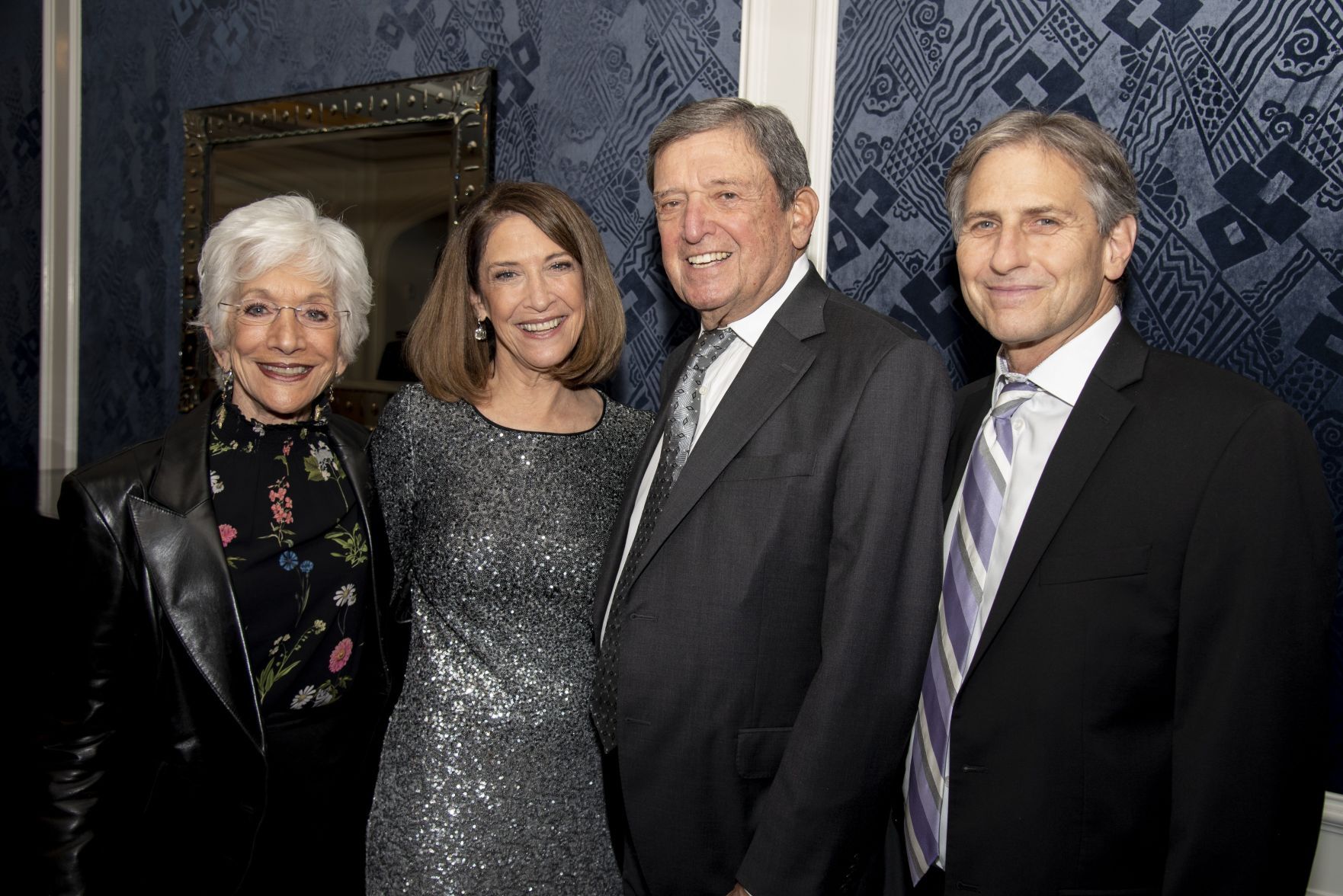 Sheila Pickard, Lisa Baron, Maurice Pickard, Dugie Baron